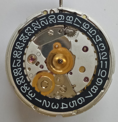 ETA automatic movement, view of the dial side