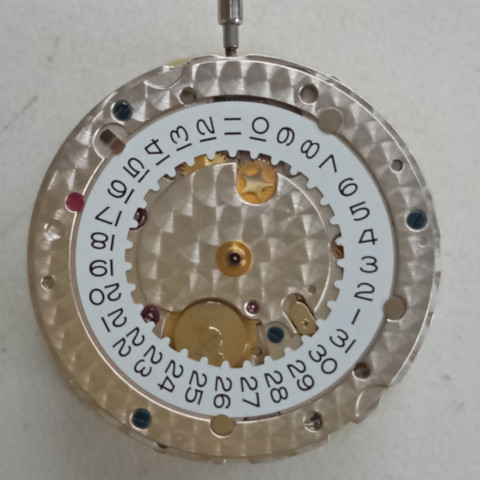 Rolex Kaliber 3135 Uhrwerk Datum und Zeigerwerk gereinigt und repariert